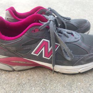 New Balance 990 Susan G. Komen sneakers, size 12 B, grey & pink